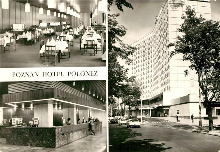 Poznan Posen Hotel Polonez Restaurant Rezeption