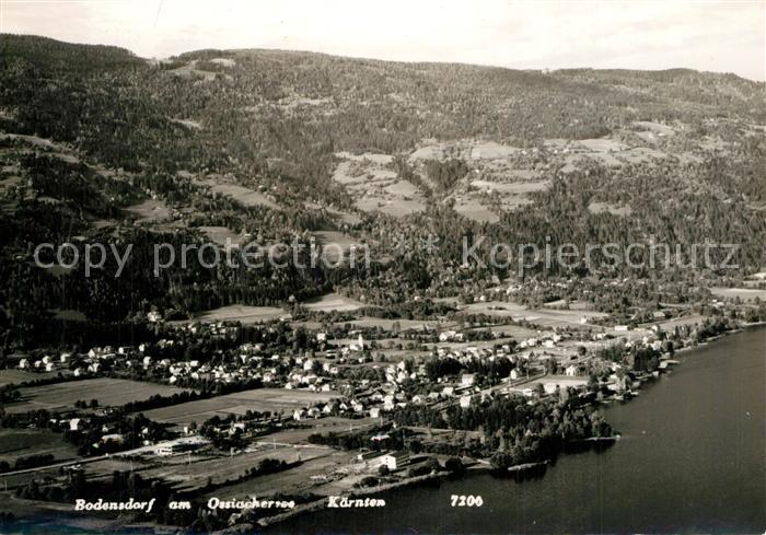Bodensdorf Ossiacher See Fliegeraufnahme