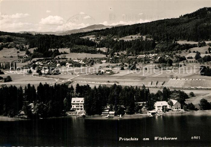P?rtschach W?rthersee Pritschitz Seepartie Fliegeraufnahme
