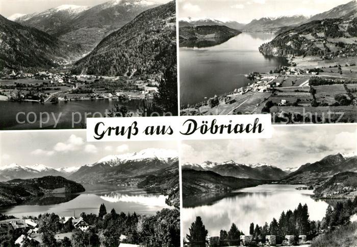 D?briach Millst?ttersee Fliegeraufnahme Seepartien