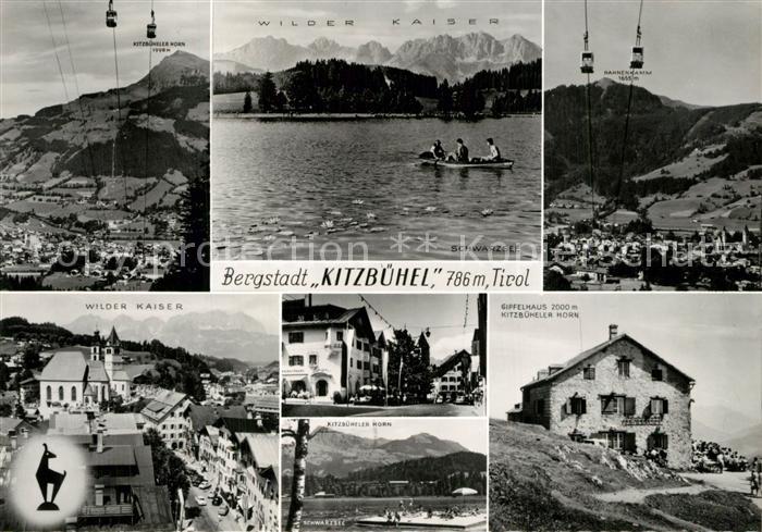 Kitzbuehel Tirol Bergstadt Seilbahnen Wilder-Kaiser Gipfelhaus-Kitzb?heler Horn