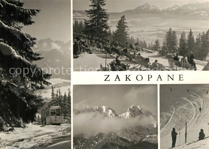 Zakopane Kolejka na Gubalowke Skifahren Strassenbahn