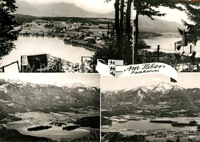 Faakersee Fliegeraufnahme Seepartien