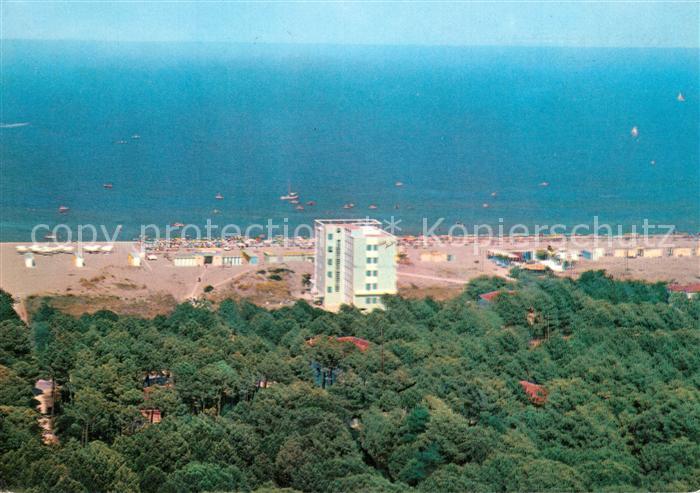 Milano Marittima Fliegeraufnahme Hotel Ariston Strand