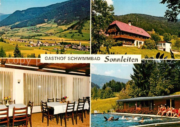 Gnesau Gasthof Schwimmbad Sonnleiten