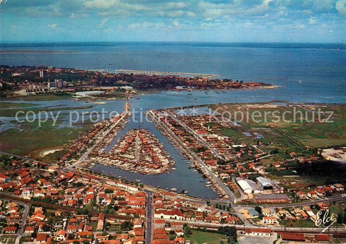 La Teste-de-Buch Fliegeraufnahme Port et Bassin