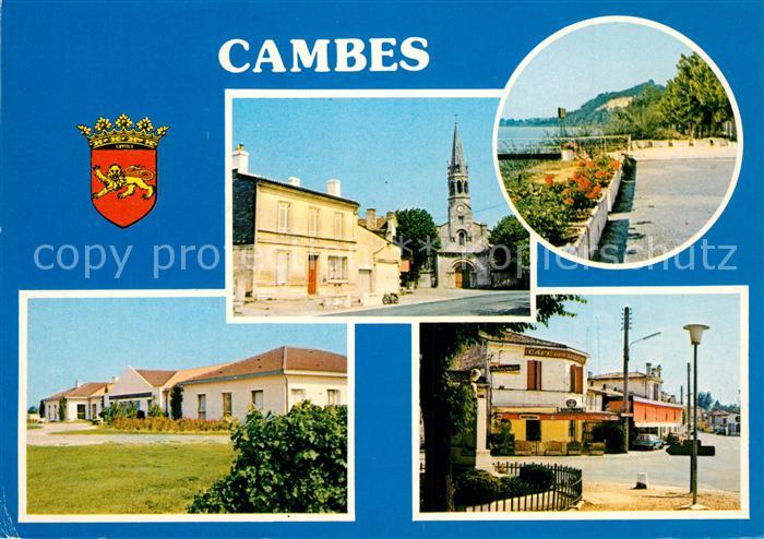 Cambes Gironde Eglise Bord de la Garonne