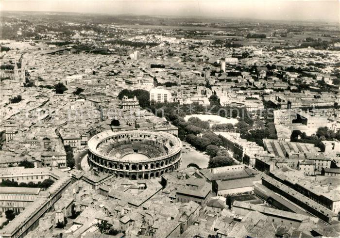 Nimes Fliegeraufnahme