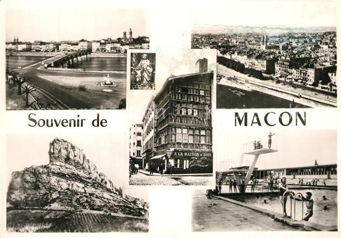 Macon 71 Fliegeraufnahme Freibad Felsen