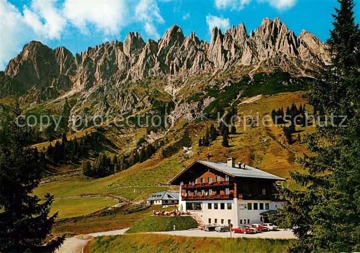 M?hlbach Hochk?nig Bischofshofen Arthurhaus mit Manndlwand Hochk?nig