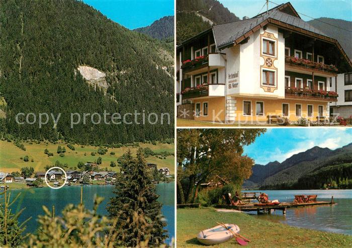 Weissensee Kaernten Ferienhof Neusacher Moor Seepartie