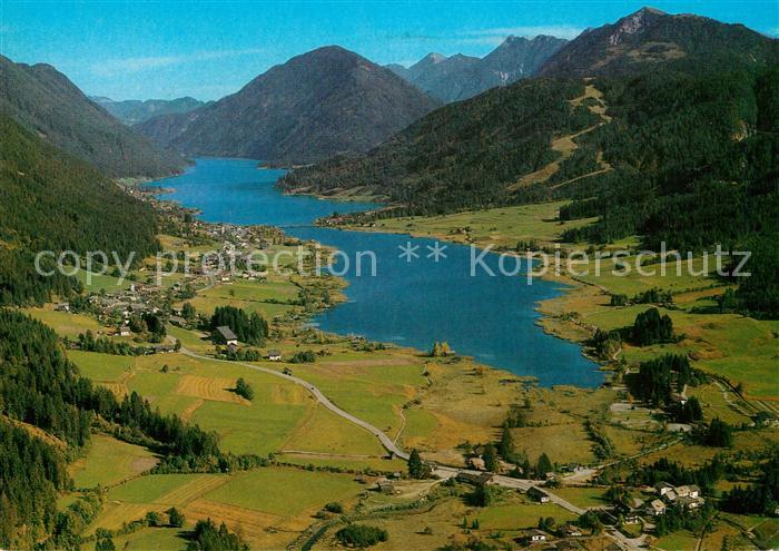Weissensee Kaernten Fliegeraufnahme