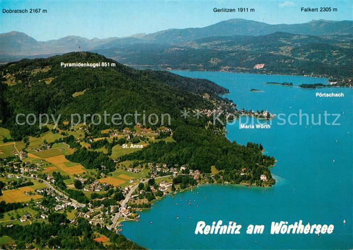 Reifnitz Woerthersee Fliegeraufnahme