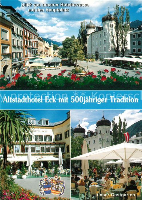Lienz Tirol Altstadthotel Eck Hauptplatz Gastgarten