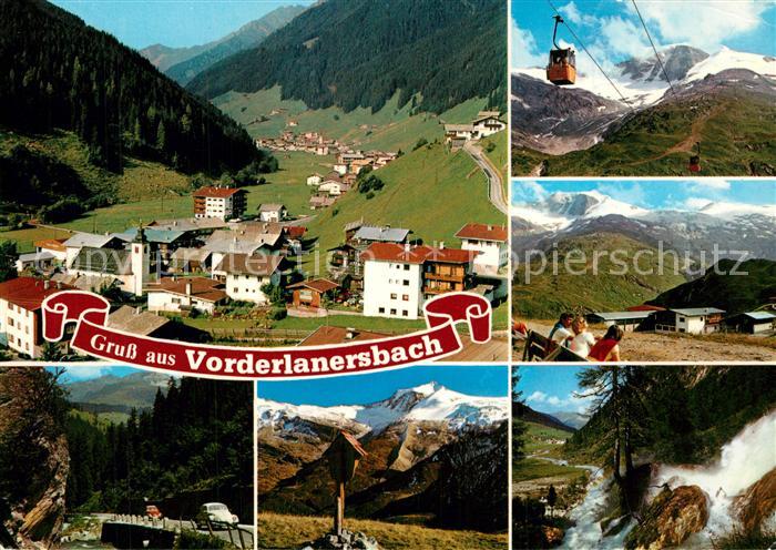 Vorderlanersbach Panorama Seilbahn Wasserfall Wegekreuz
