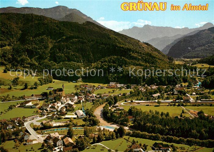 Gruenau Almtal Fliegeraufnahme