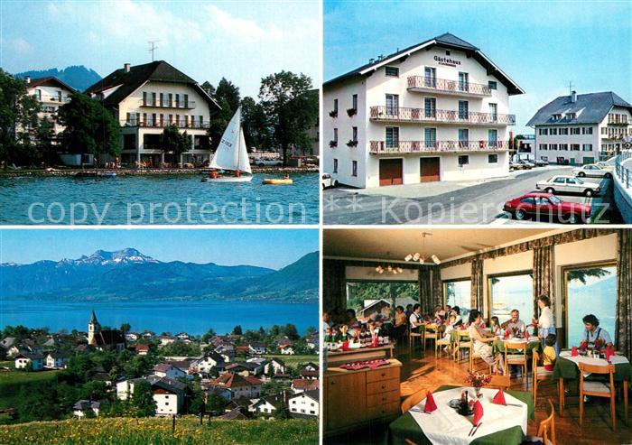 Weyregg Attersee Gasthof Landerroith Panorama Gaststube