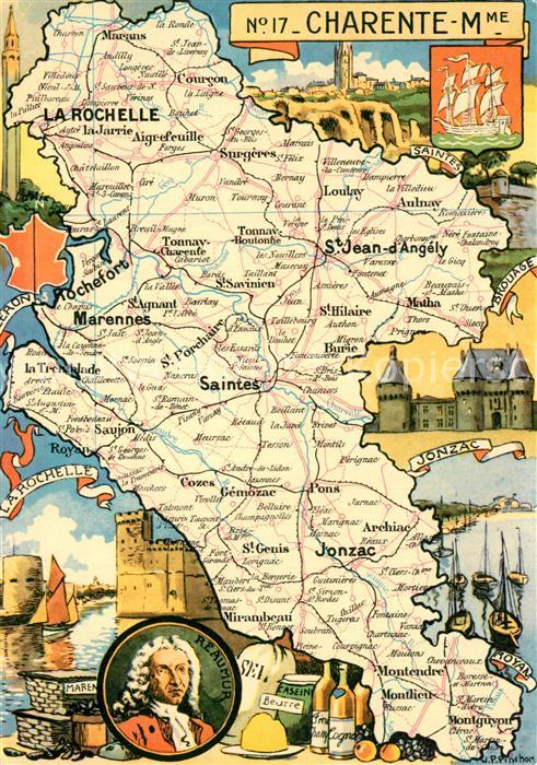 La Rochelle Charente-Maritime Gebietskarte