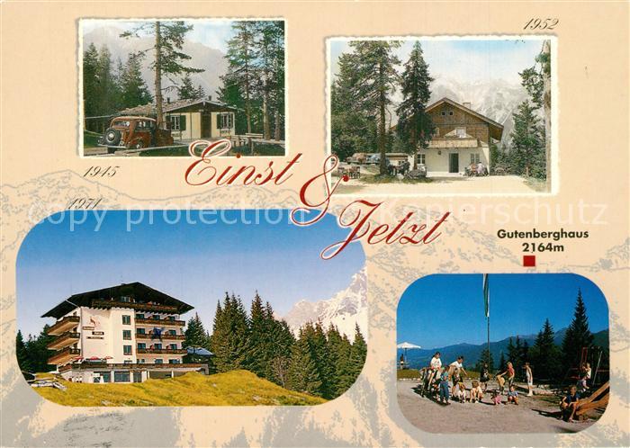 Ramsau Dachstein Steiermark Gutenberghaus Einst und Jetzt