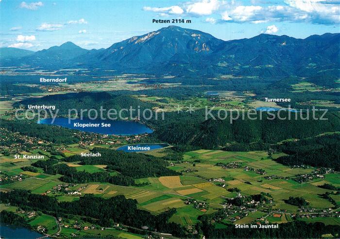 Klopeinersee Jauntal Turnersee Fliegeraufnahme