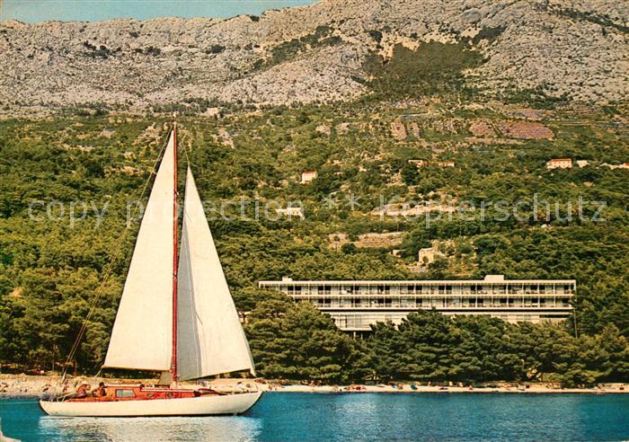 Brela Hotel Maestral Segelboot
