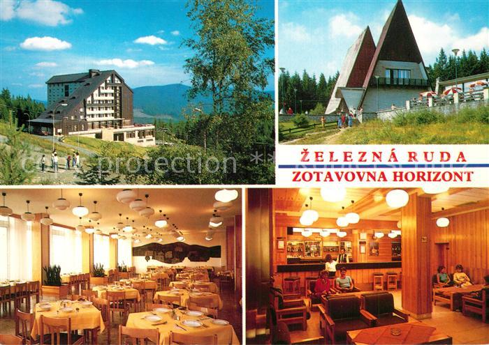 Zelezna Ruda Markt Eisenstein Pohled na zotavovnu Stanice lanovsky Hofmanky Jide