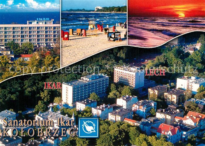 Kolobrzeg Polen a a

Sanatorium Ikar Strand Lech Fliegeraufnahme