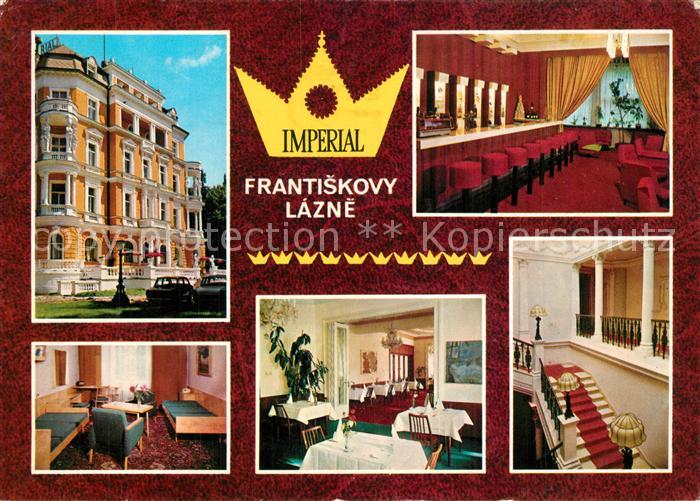 Frantiskovy Lazne Sanatorium Imperial Bar Gastraeume Treppe