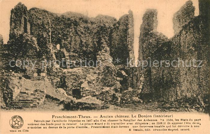 Theux Ancien chateau Le Donjon