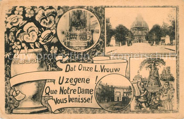 Scherpenheuvel Dat Onze L Vrouw U zegene Que Notre Dame Vous benisse