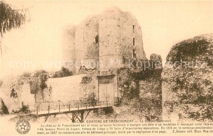 Franchimont Le chateau de Franchimont