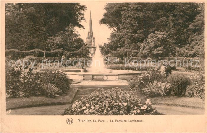 Nivelles Le Parc La Fontaine Lumineuse