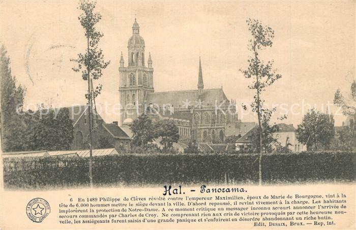 Halle Hainaut Panorama l'Eglise