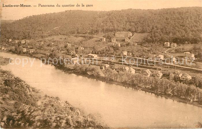 Lustin-sur-Meuse Panorama du quartier de la gare