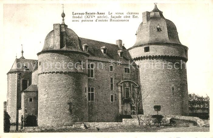Lavaux-Sainte-Anne Le vieux chateau feodal