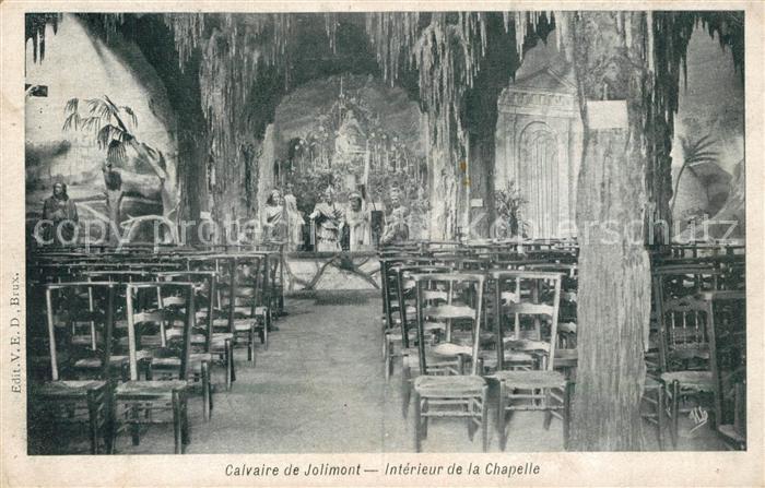 Jolimont Hainaut Calvaire de Jolimont Interieur de la Chapelle