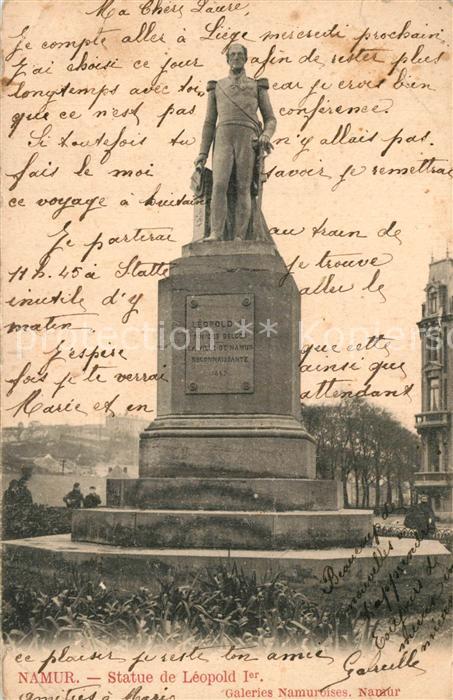 Namur sur Meuse Statue Leopold I