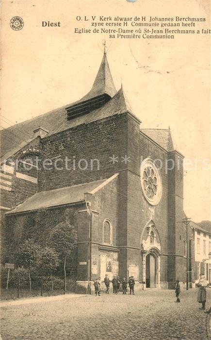 Diest Eglise de ND ou St Jean Berchmans a fait sa Premiere Communion