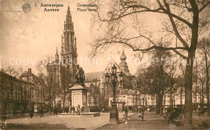 Anvers Antwerpen Place Verte