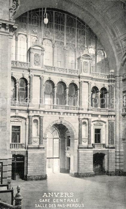 Anvers Antwerpen Gare Centrale Salle des Pas Perous