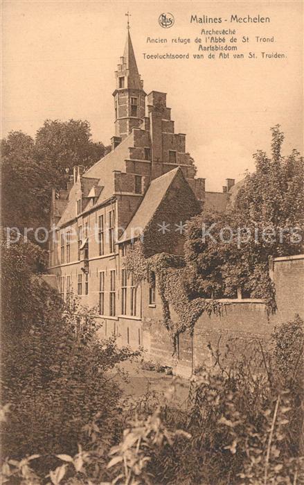 Malines Mechelen Flandre Archeve Ancien refuge de l’Abbe de St Trond