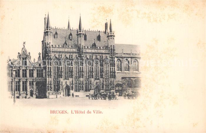 Bruges BRUGGE Belgie Hotel de Ville