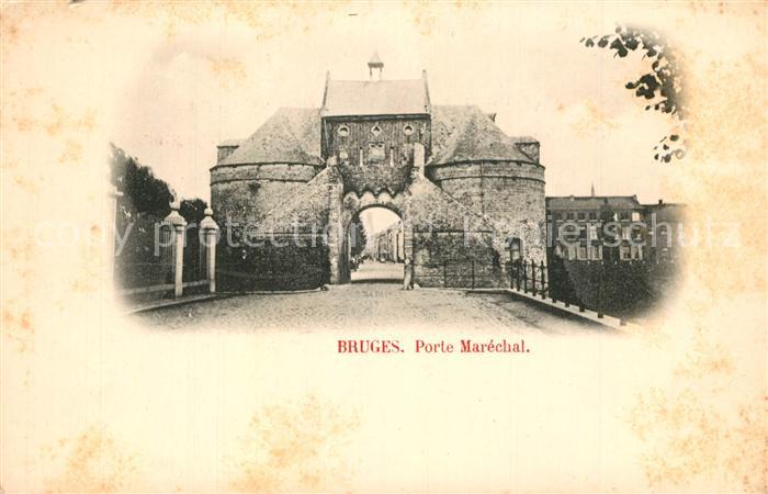 Bruges BRUGGE Belgie Porte Marechal