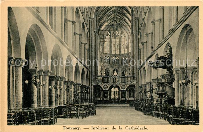 Tournay Liege Interieur de la Cathedrale