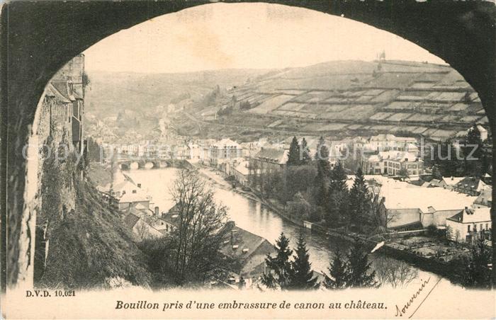 Bouillon Wallonne Pris d’une embrassure de canon au chateau