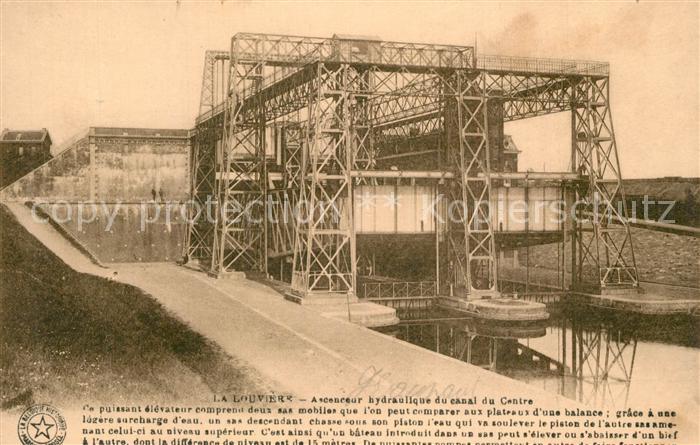 La Louviere Hainaut Ascenceur hydraulique du canal du Centre