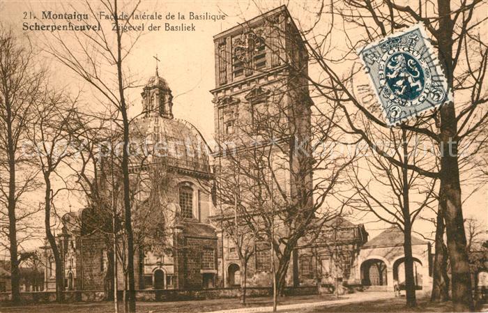 Montaigu Brabant Facade laterale de la Basilique