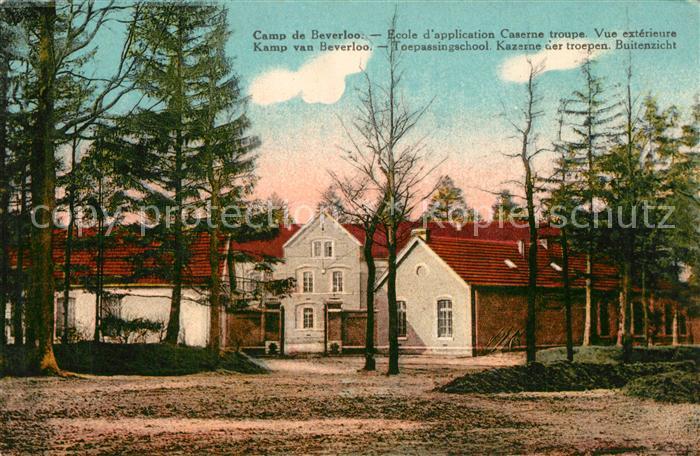 Beverloo Ecole d’application Caserne troupe Vue exterieure
