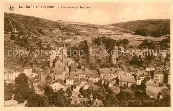Laroche Yonne en Ardenne La Ville vue de la Tranchee