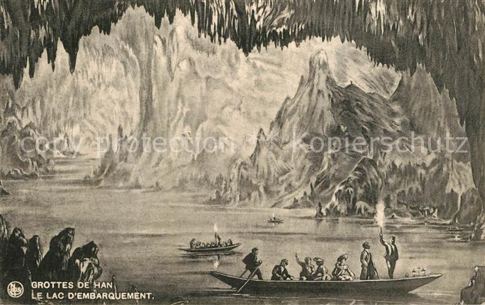 Han Namur Grottes de Han Le Lac d Embarquement